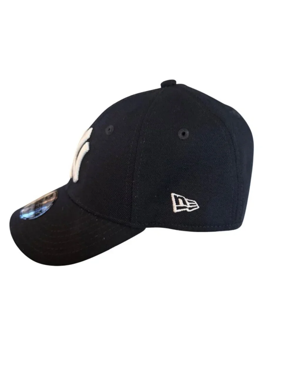 New Era 39THIRTY New York Yankees Youth Stretch Fit Baseball Cap Navy Blue Child